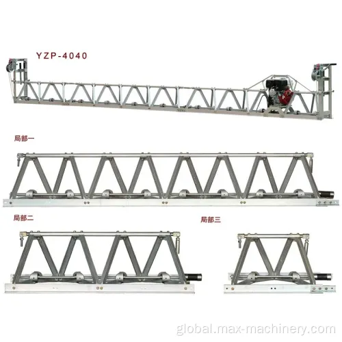 Concrete Power Screed Steel Concrete Truss Screed Vibrating Floor Screed Factory